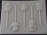 829 Easter Assorted Chocolate or Hard Candy Lollipop Mold